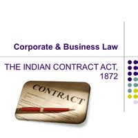 PPT - Nature of Contract - Business Law - B Com PDF Download