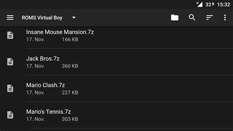 Nintendo Virtual Boy Emulator MednafenVB für Android über RetroArch ...