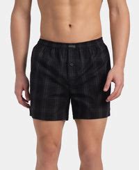 Buy Super Combed Mercerized Cotton Woven Checkered Inner Boxers with ...