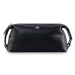 Buy PERF Genuine Leather Travel Kit Bag | Unisex Toiletry Bag & Makeup ...