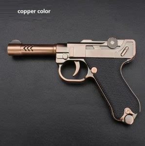 Original Army Luger Pistol Shape Antique Copper Premium Antique Lighter ...