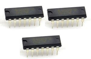 TechInfo 3Pcs CD4077BE 4077 IC XNOR Gate Logic Gate, CD4077, 2 Input ...