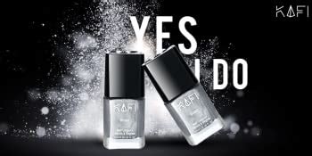 Buy KAFI Cosmetics Luxury Nail Lacquer - White Gold Elegance | Vegan ...