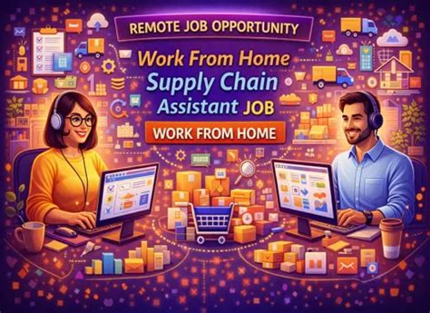 Remote Supply Chain Assistant Role | Work From Home Job