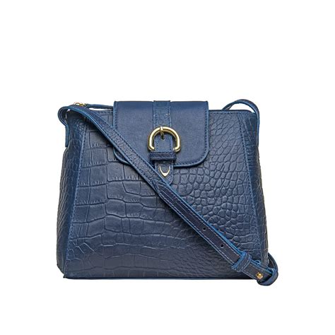 Buy Hidesign womens EE LYRA Medium M Blue Sling Bag at Amazon.in