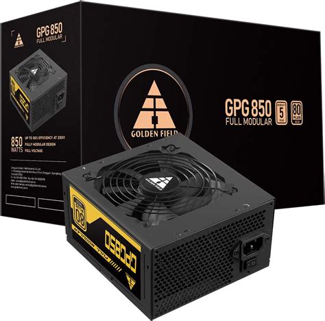 Buy GOLDEN FIELD PC Power Supply, 80+ Gold 850W ATX Power Supply, Fully ...