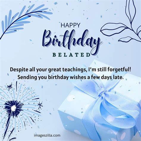 25+ Happy Belated Birthday Images, Quotes And Wishes - Imageszilla