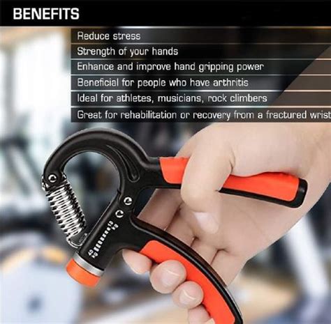 HILLIYARD Grip_per Finger Grip Hand Exerciser813_AA Hand Grip/Fitness ...