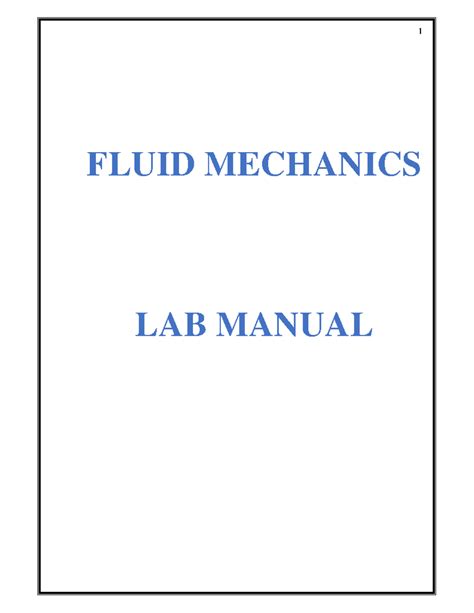 FM-LAB Manual 2019-01-23-14-17-06 - FLUID MECHANICS LAB MANUAL 1 ...