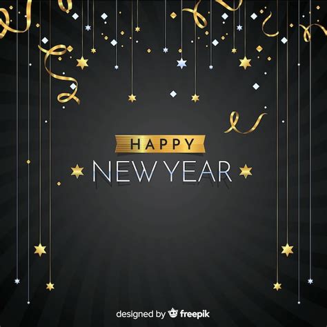 Happy new year background | Free Vector