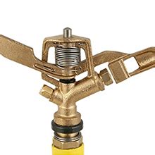 DIVINE TREE 360 Degree Rotating Automatic Garden Brass Sprinkler with ...