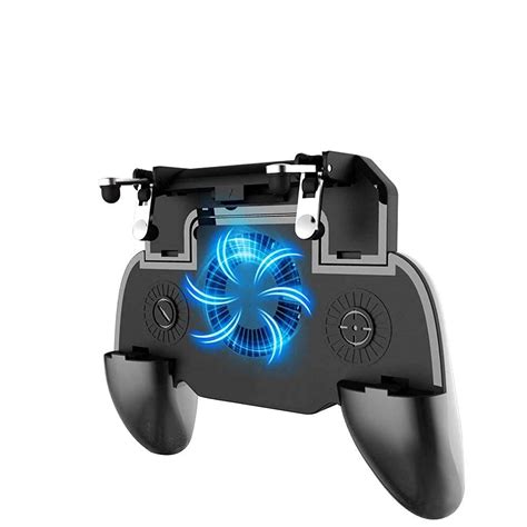 OUXUS Conductive Mobile Gaming Triggers Gamepad with Cooling Fan ...
