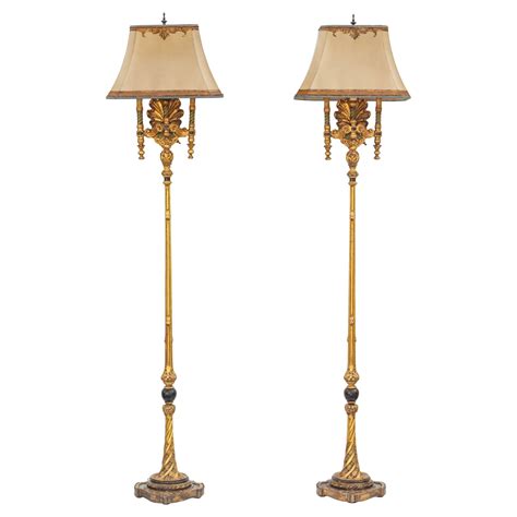 Pair of 1930s Italian Polychrome Floor Lamps For Sale at 1stDibs ...