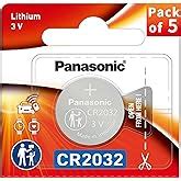 Panasonic CR-2025 Lithium Coin Battery 3v - Pack of 5 Provide Long ...