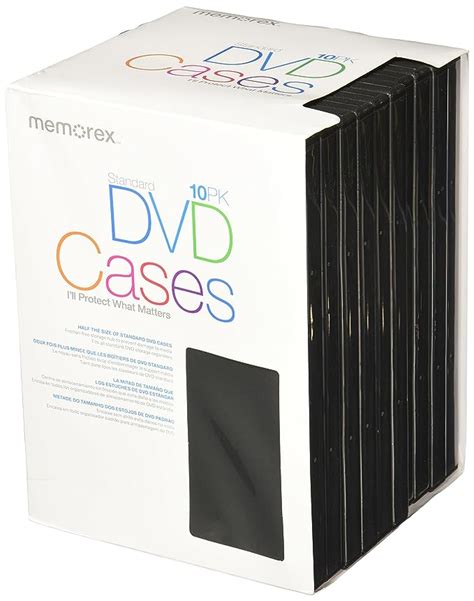 Memorex Standard DVD Cases - 10 Pack : Amazon.in: Computers & Accessories