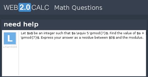 View question - need help