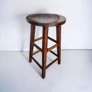 Deluxe furniture Rosewood (Sheesham Wood) Bar Stool Living & Bedroom ...