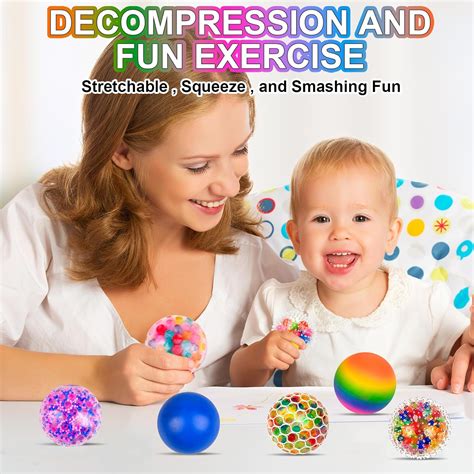 Pipihome Stress Balls Fidget Toys, 6 Pcs Squishy Anti Stress India | Ubuy