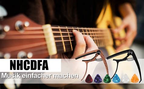 Guitar Capo, Guitar Accessories, Capo for Acoustic Guitar 3in1 Zinc ...