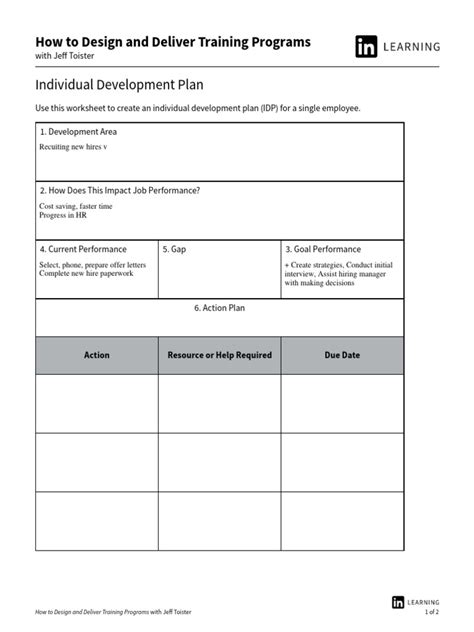 Image result for Individual Development Plan Federal Employee