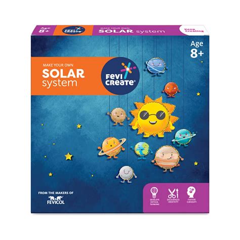 Pidilite Fevicreate DIY Solar System kit | Make Your own 3D Solar Syst ...