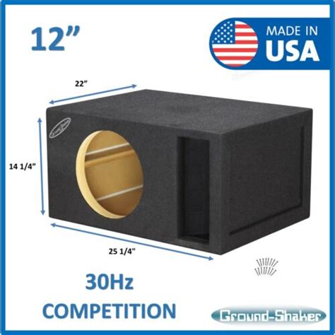 Ground-shaker 12 Reinforced Single Ported Sub Box with 30HZ India | Ubuy