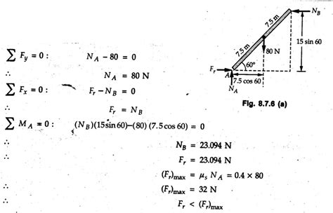 Solved Example & Practice Problems: Ladder Friction