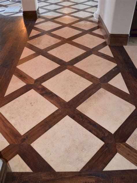 30 Awesome Wood Floor With Tiles Border Design Ideas To Increase Your ...