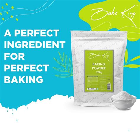 BAKE KING Baking Powder 200G | Acting Baking Powder | Baking Powder for ...