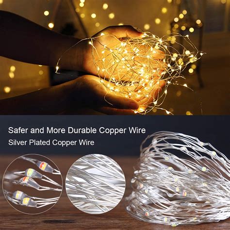 Image result for Copper Wire LED String Lights