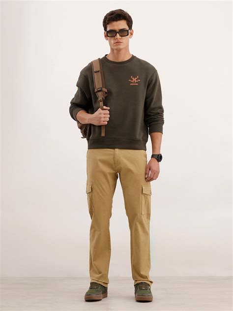 Straight Fit Cargo Trouser | Khaki – Wrogn