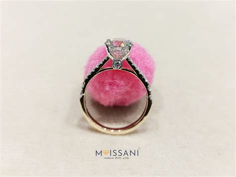 Lab Grown Diamond Round Shape Ring- LG0225-moissani.in