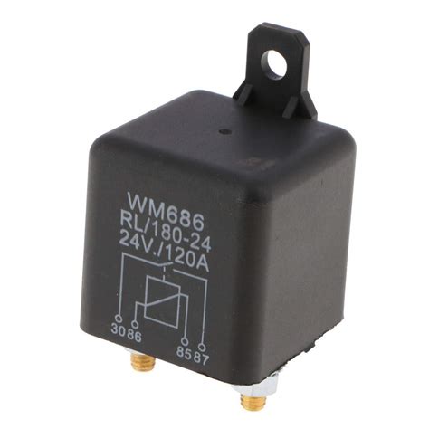 Buy 100Amp Split Charge Relay Switch - 4 Terminal Relays for Truck Boat ...