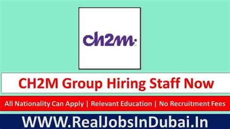 CH2M Careers Jobs Opportunities In UAE & Saudi Arabia - 2024