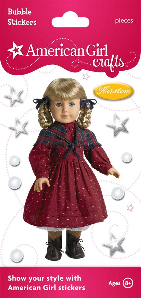 Buy American Girl Crafts Bubble Stickers, Kirsten Larson School Outfit ...