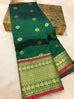 Green Mhalsa Paithani | Semi Silk Saree | Paithanistore | Buy Online ...