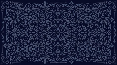 Ciemne ozdobne tapety vintage | Darmowy wektor