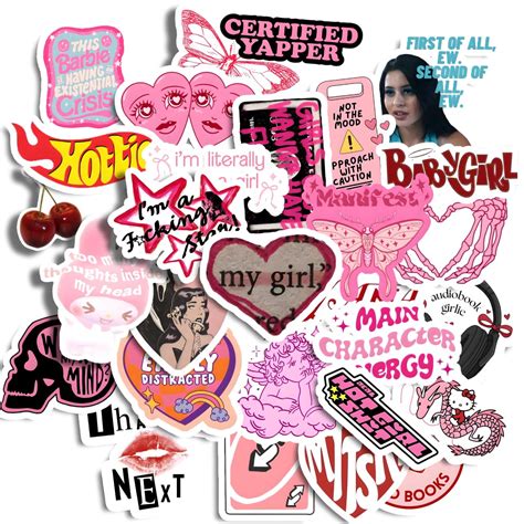 29pcs Girlie Aesthetic Merch Sticker Pack from animo india Perfect for ...