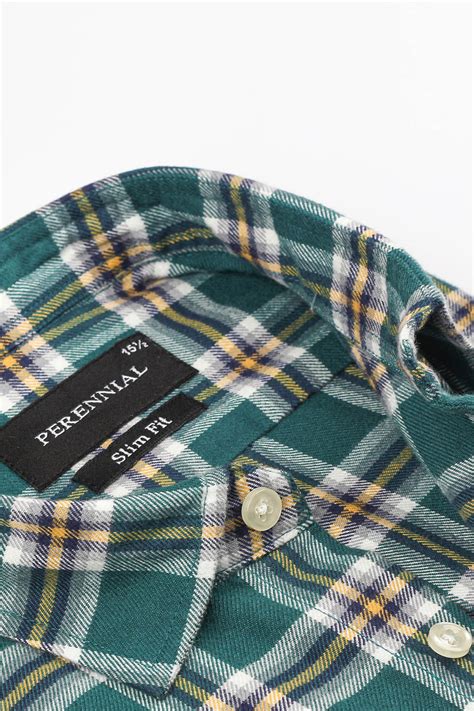 Green Flannel Shirt