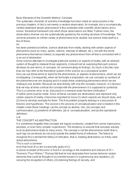 Understanding the Role of Concepts in Sociological Research Methods ...