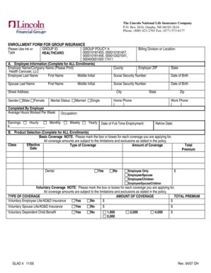 Fillable Online Employee Information (Complete for ALL Enrollments) Fax ...