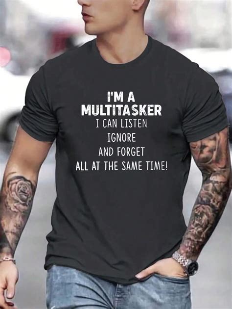 Men Slogan Graphic Tee | SHEIN USA