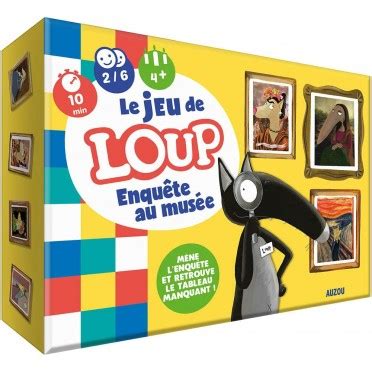 Acheter Jeu de Loup - Enquête au musée - Jeux de société - Auzou