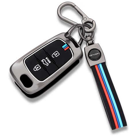Metal Alloy key Cover for Hyundai i20 Old | Verna Old | i10 Old Models ...