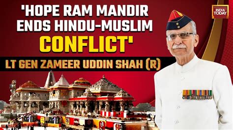 Ram Mandir opening to ignite reconciliation across India, says Lt Gen ...