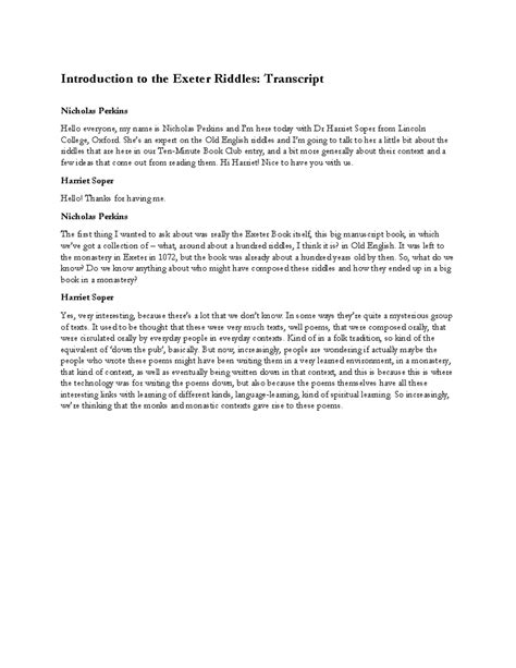 01introductiontotheexeterbookriddlestranscriptpdf-1 - Introduction to ...