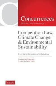 Competition Law, Climate Change & Environmental Sustainability: Buy ...