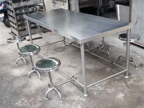 Dining Table - Stainless Steel Folding Table Manufacturer from Vasai