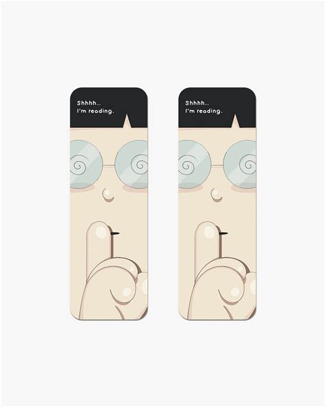 Shhhh... I'm Reading Bookmark – @illustrationbysamridhi