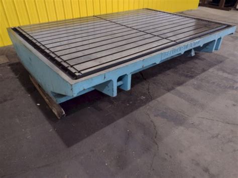 90'' X 130'' T SLOTTED LAYOUT TABLE / FLOOR PLATE in Holland, OH, USA
